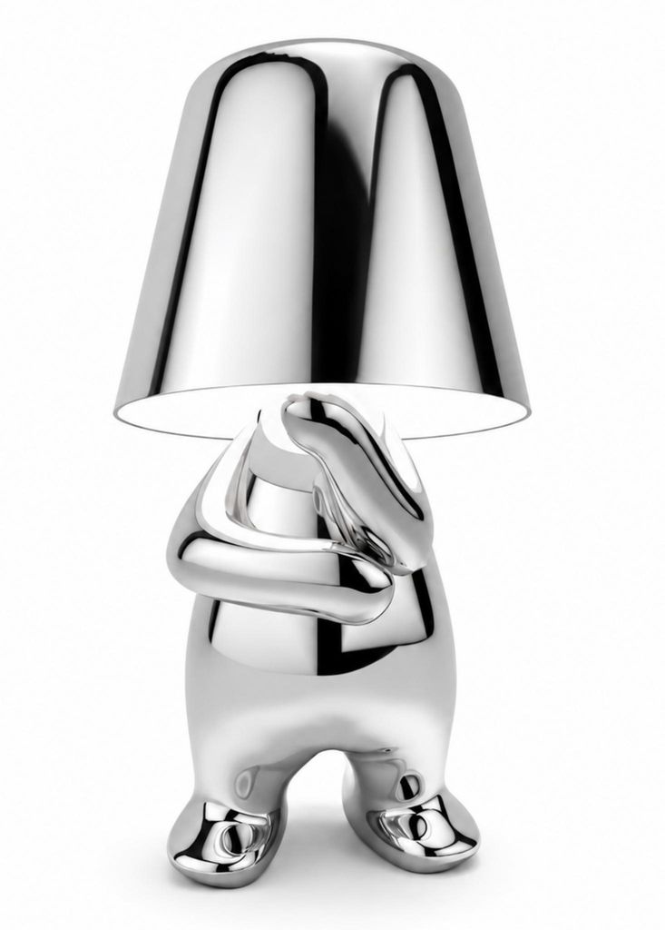 Thinker-Statue LED Nachttischlampe mit Produktbild 