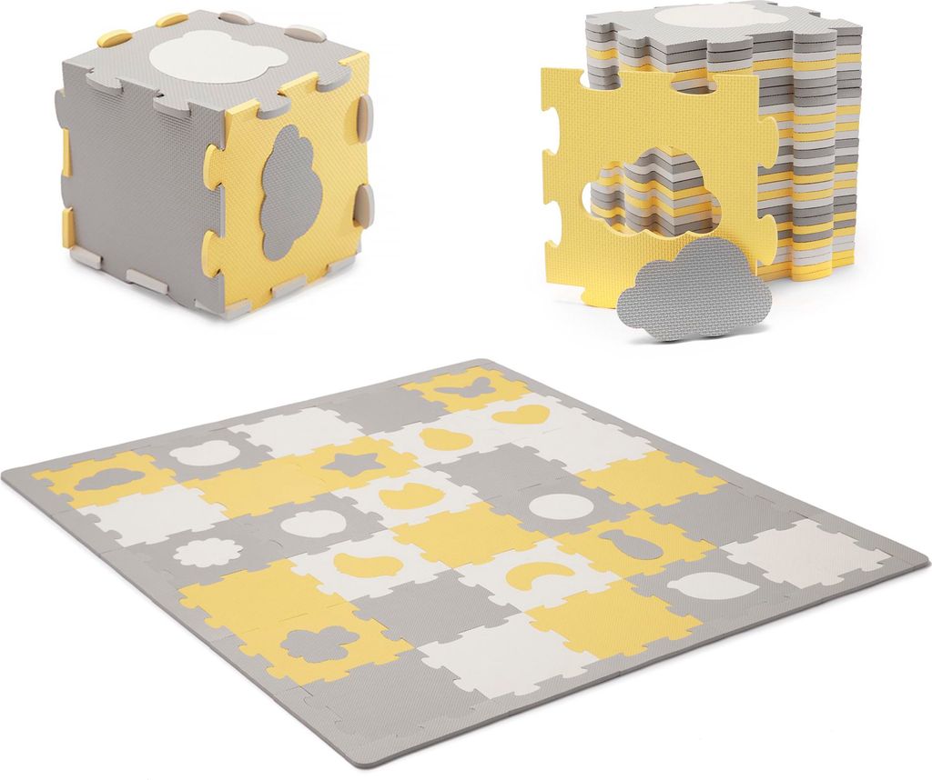 Kinderkraft LUNO SHAPES - 3D-Puzzle-Schaumstoffmatte - 30 Produktbild 
