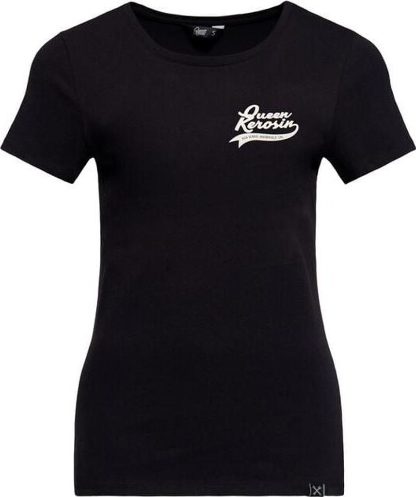 Queen Kerosin T-Shirt Damen Bakersfield T-Shirt schwarz XL