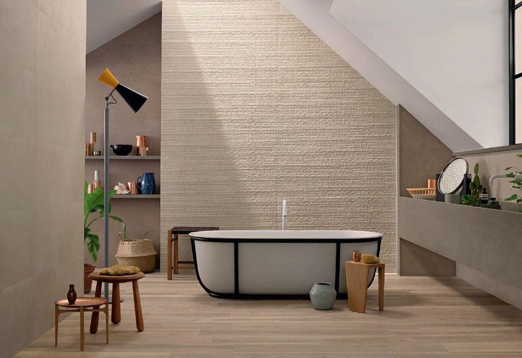 Fliesen Steinoptik Grau 40x120 cm CASA39 Marazzi Stone Art