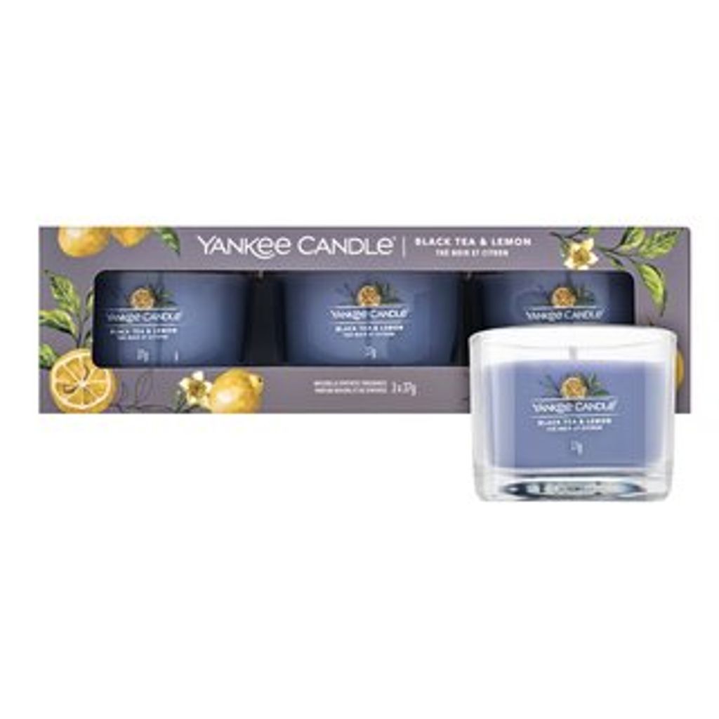 Yankee Candle Tea & Lemon Votivkerze 3 x 37 g
