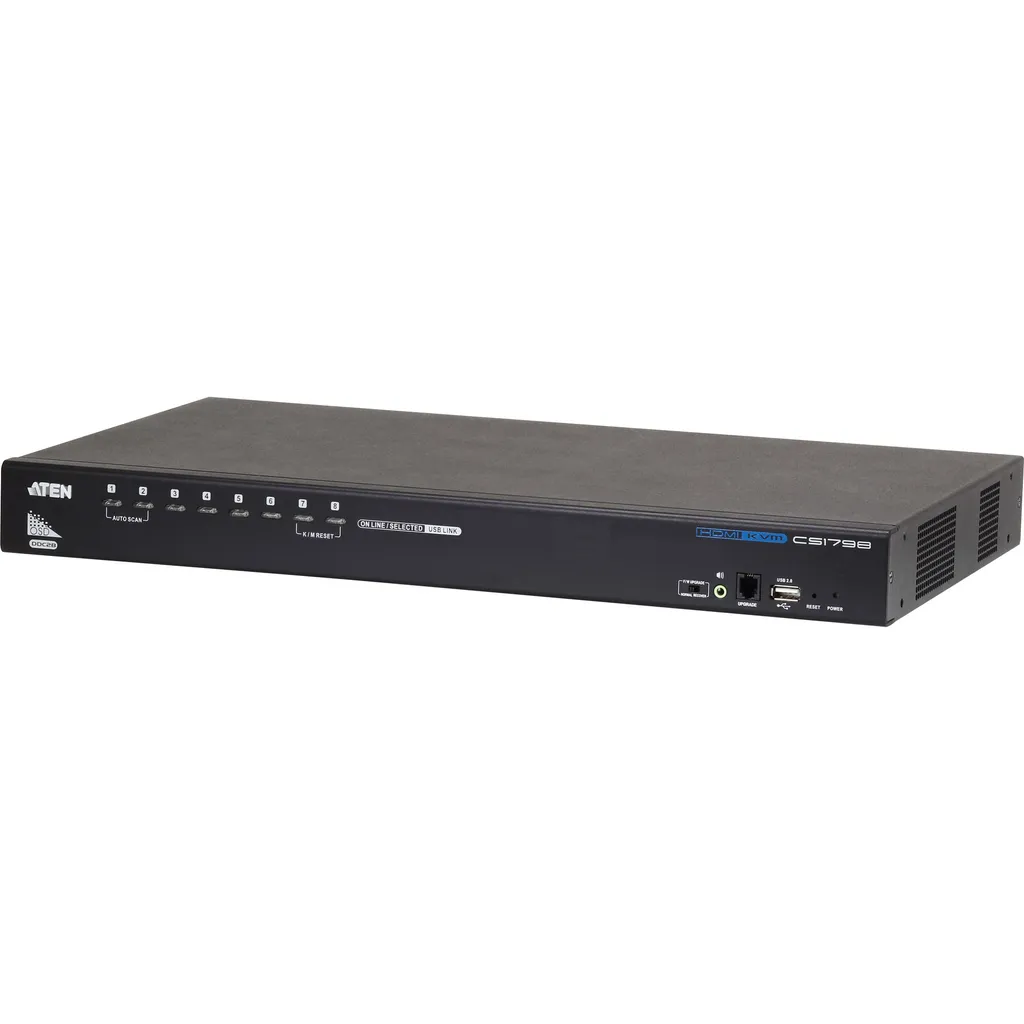 ATEN CS1798 Commutateur KVM USB HDMI 8 Ports avec Port Périphérique USB