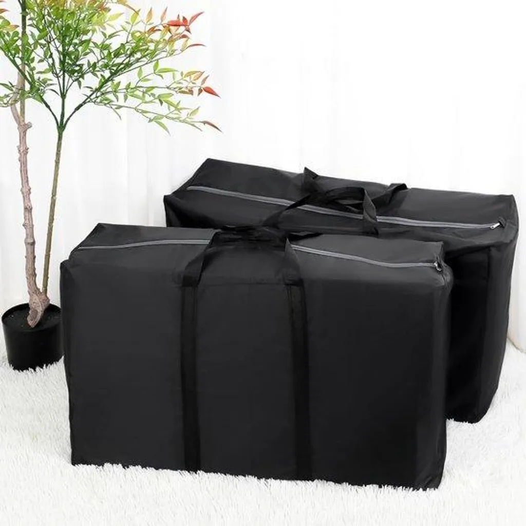 Organisateur de dressing pour couettes et oreillers noir grand format