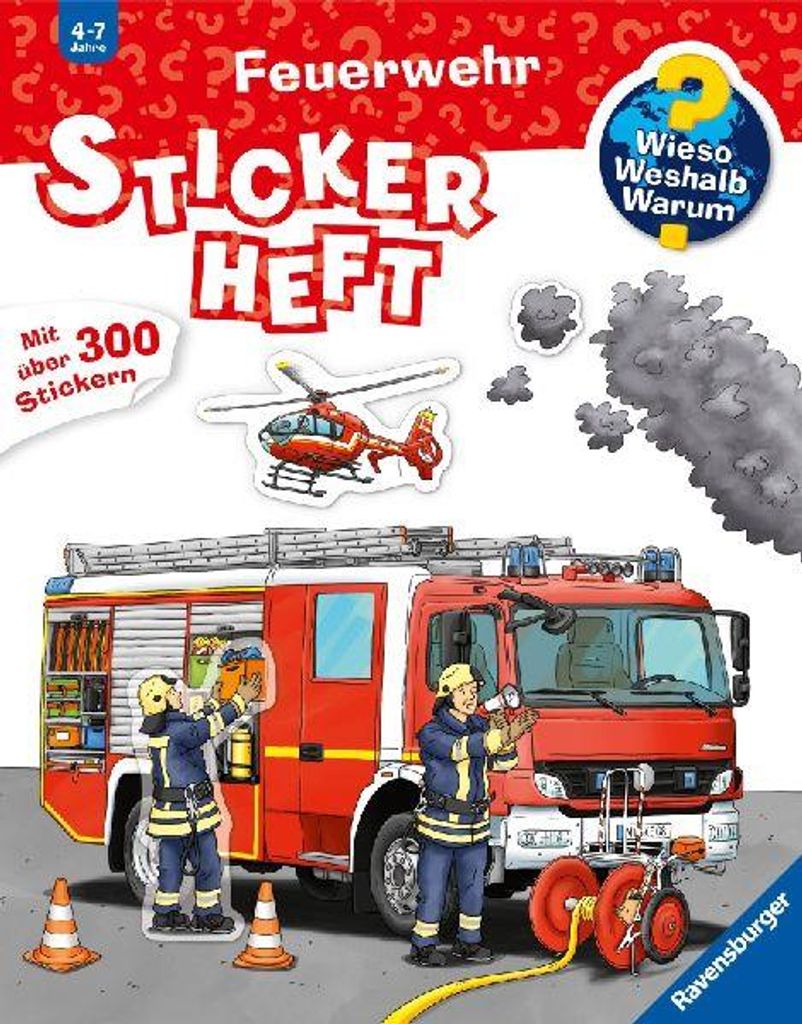 Wieso? Weshalb? Warum? Stickerheft: Feuerwehr Produktbild 