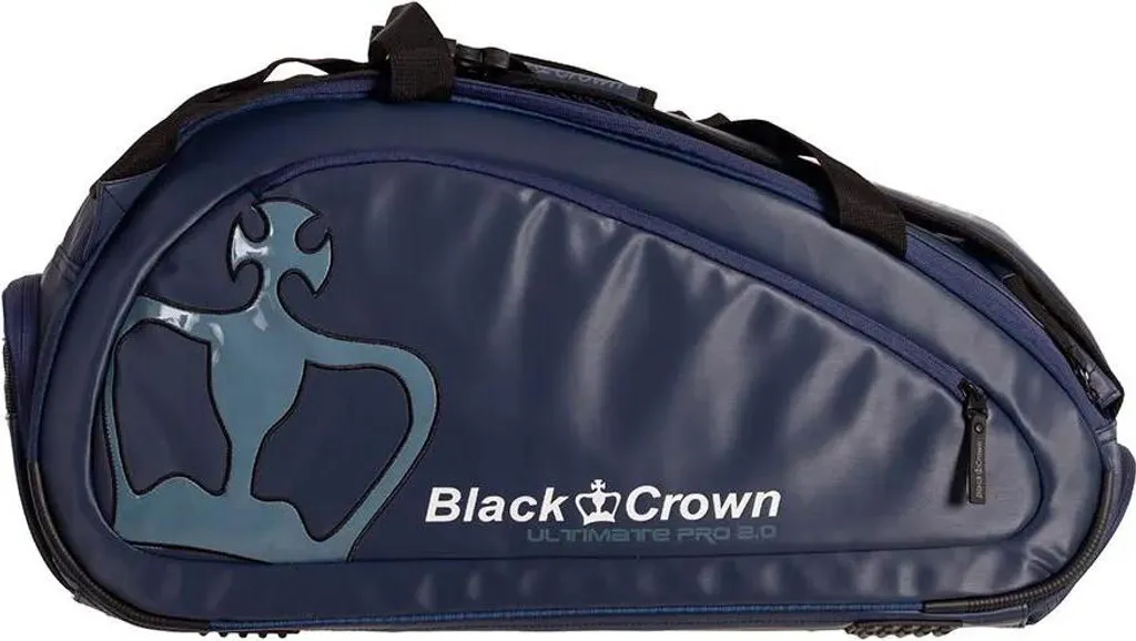 Sac Padel Black Crown pour Joueurs Réguliers - Transport Facile et Bleu