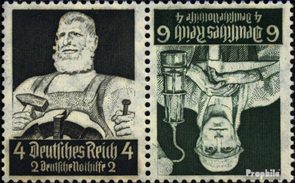 Briefmarken Deutsches Reich 1934 Mi K23 gestempelt Berufsstände