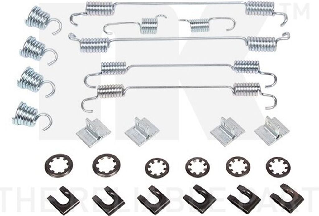 Bremszubehör Zubehörsatz für Bremsbacken 229,0 mm Trommeldurchmesser