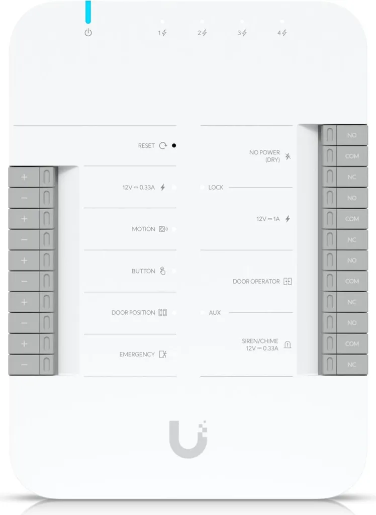 Hub d'Accès Ubiquiti UA-HUB-DOOR Blanc Haute Performance PoE UniFi