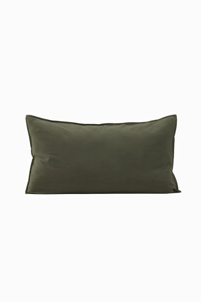 Fodera Cuscino Ronja 50x90 cm Verde | Tessuto Premium per Arredo Casa