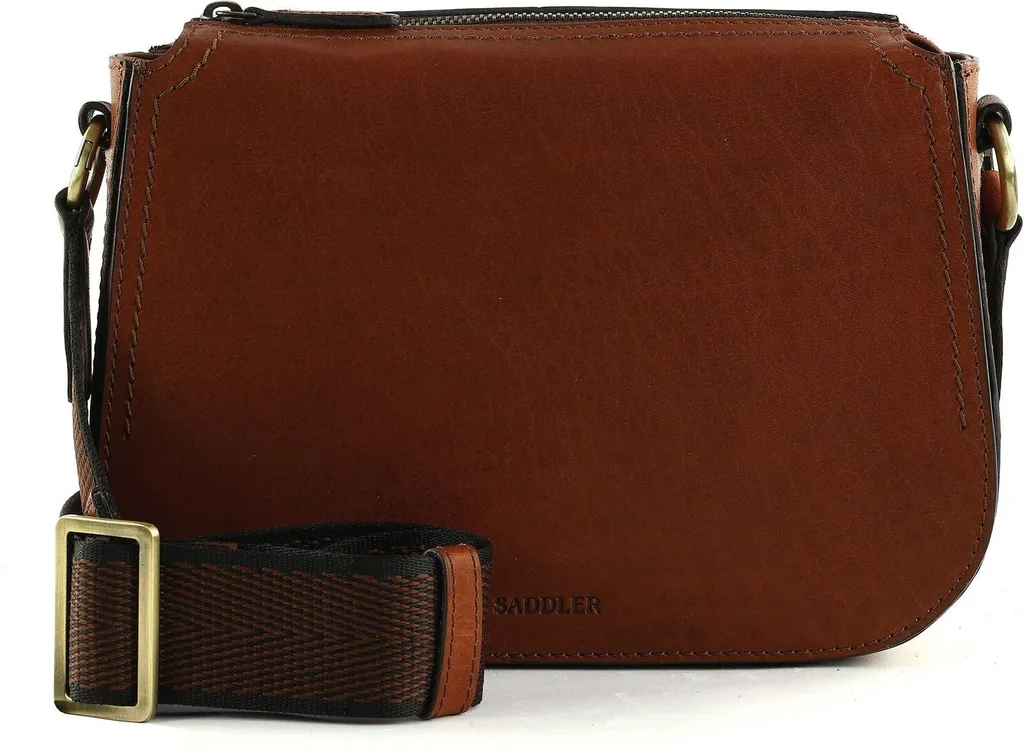 Borsa Donna SADDLER Nisa Midbrown: Qualità Svedese per il Business Casual