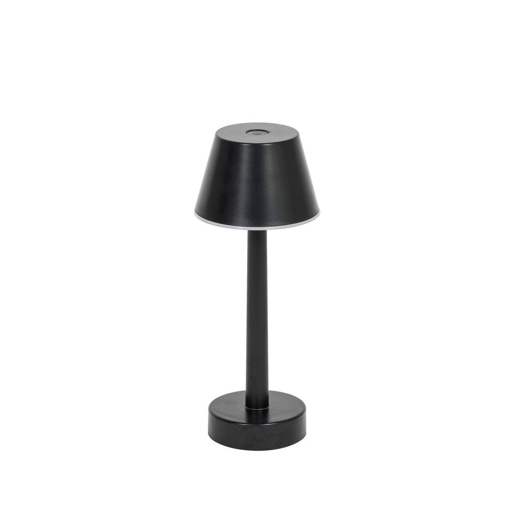 Lindby LED-Akkuleuchte Gaja, schwarz, USB, IP44, RGBW, dim. Produktbild 