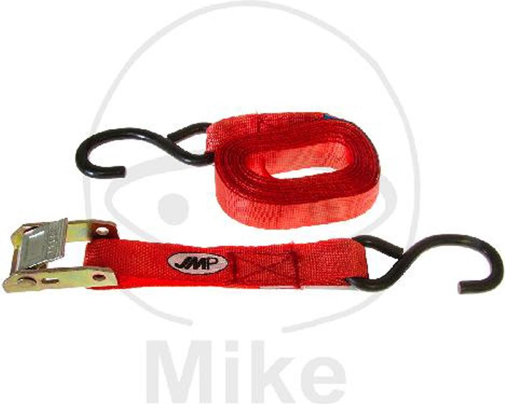 JMP Zurrgurt Spanngurt mit Klemmschloss und S-Haken 25mm/4.5m