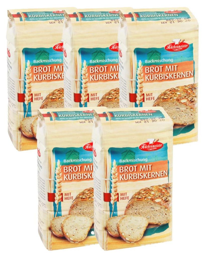 BIELMEIER Brotbackmischung Kürbiskernbrot 5 Stück á 500 g Produktbild 