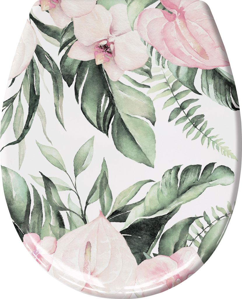 Kleine Wolke WC-Sitz GARDEN Multicolor mit Absenkautomatik und Easy Clean