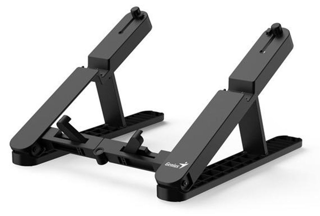 Notebook-Ständer, G-Stand M200, winkelverstellbar, schwarz, Kunststoff, 10 Kg Belastbarkeit, Genius