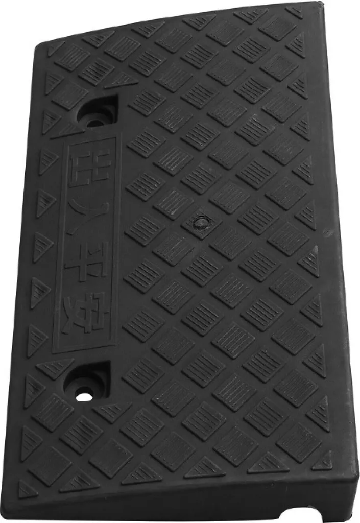 set di 2 - Rampa carrabile 50x27x7 cm | rampa per marciapiede | cuneo carrabile | rampa per sedia a rotelle | rampa di soglia per moto, auto, sedia a rotelle, rimorchio, carriola | ausilio carrabile - rampa in plastica | rampa per soglia porta - 4