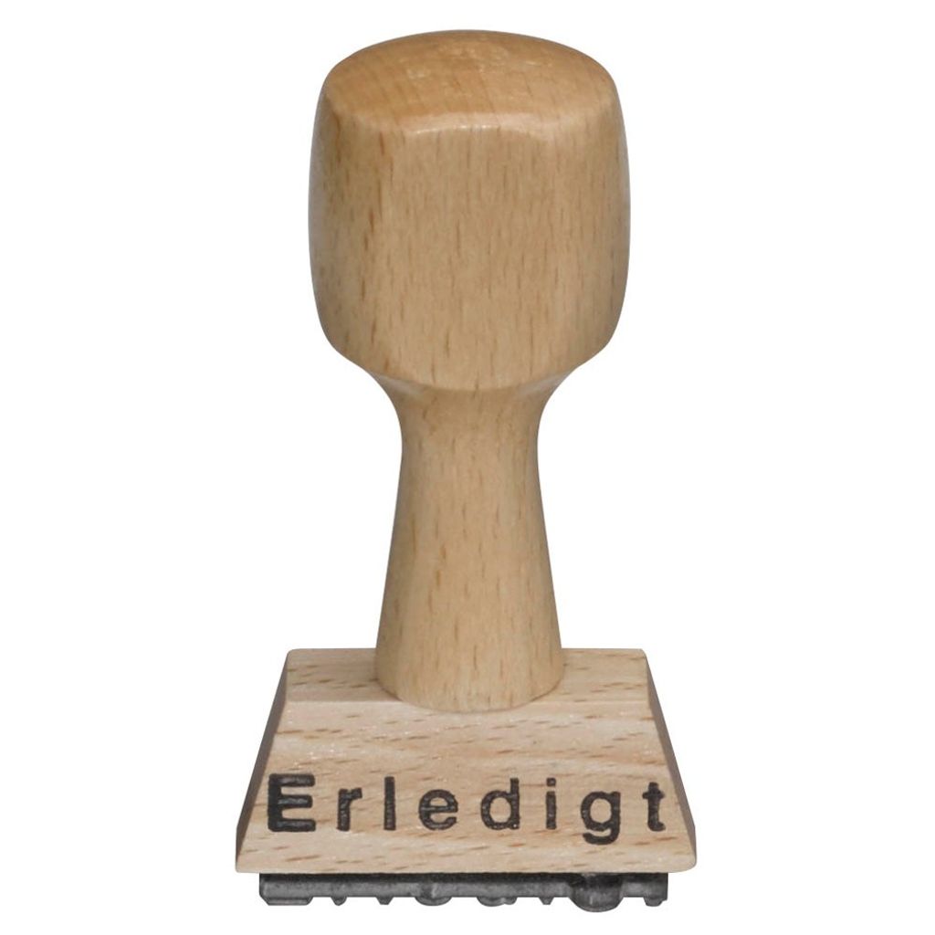 neutral L239 Textstempel "erledigt"