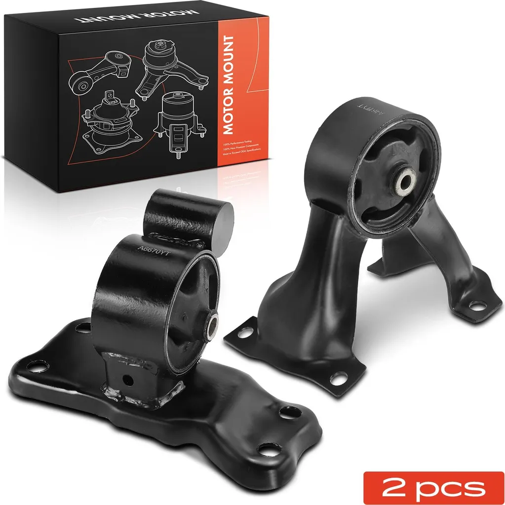 Lot de 2 Silentblocs Moteur Arrière Gauche pour Mitsubishi Lancer VII