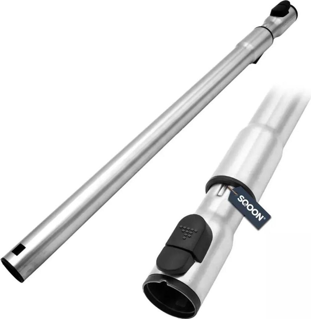 SQOON Teleskop-Saugrohr Geeignet für alle Modelle von Miele, u. a. Classic C1, Complete C2, C3-Serie – Guard S1 – M1 – L1-Serie – Ø 35 mm