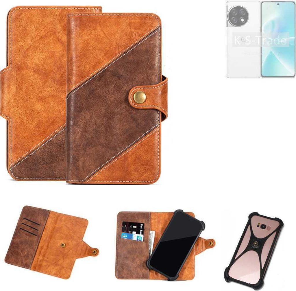 K-S-Trade Handyhülle Schutzhülle Bookstyle Case Wallet-Case Produktbild 