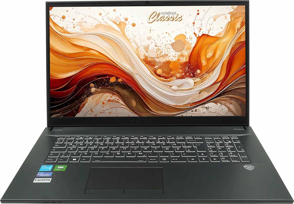 JodaBook S17 Classic (Schwarz, 17,3" Full-HD, Intel Core i7 1255U, 8 GB RAM, 1 TB SSD) mit Windows 11 Pro & Office 2024 Pro #mit Rucksack