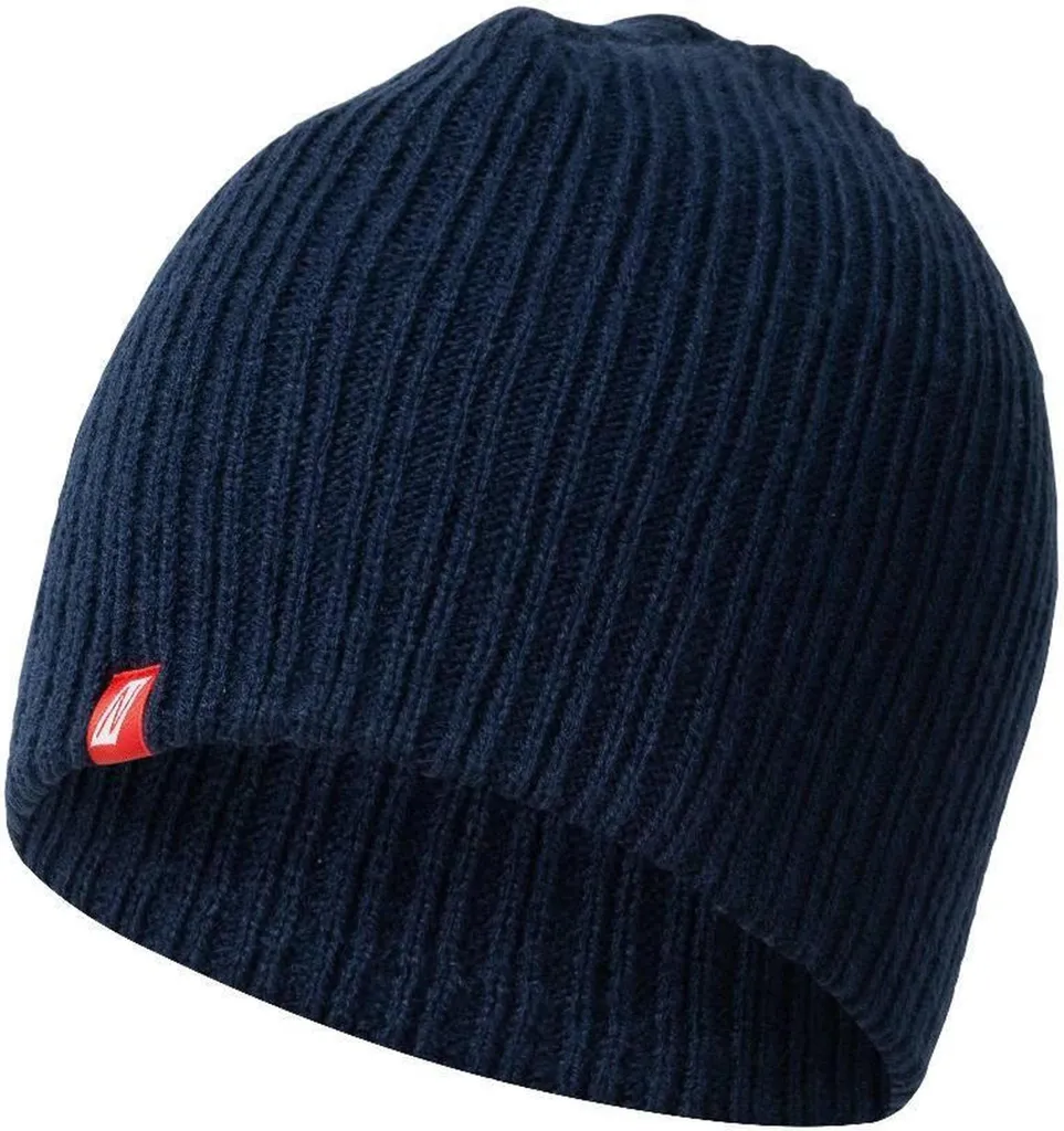 Bonnet d'hiver bleu en maille chaude Nitras 732 avec doublure douce