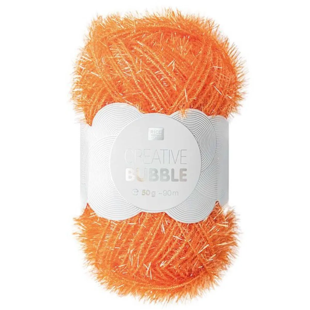 Créer des éponges Tawashi en fil Rico Creative Bubble Orange 90 m