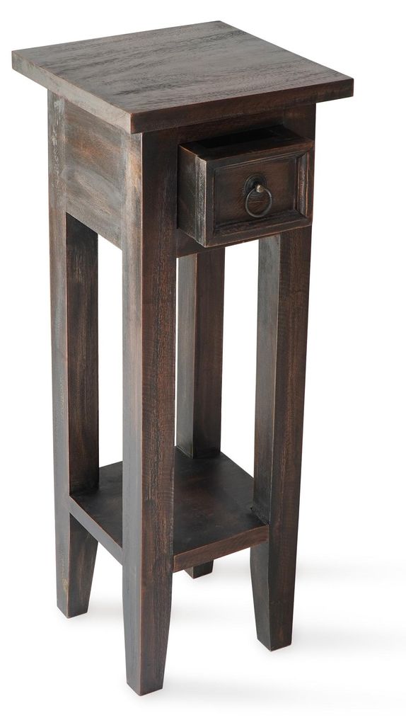 Beistelltisch SILKE - Mahagoni Braun 67x25x25cm | Couchtisch Sofatisch Abstelltisch