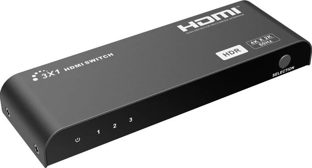 Câble HDMI 2.0 Haute Vitesse Allteq LK301HDR Noir 4K pour Vidéo et Son