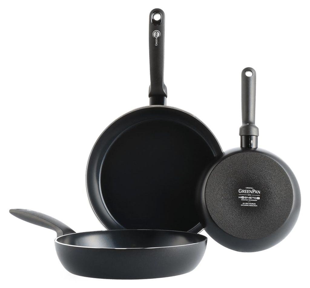GreenPan Torino Bratpfannenset 3-teilig 20+24+28 cm schwarz Produktbild 