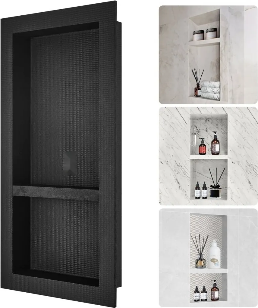 Niche murale 10x40x81cm encastrable - Niche de douche double couche XPS