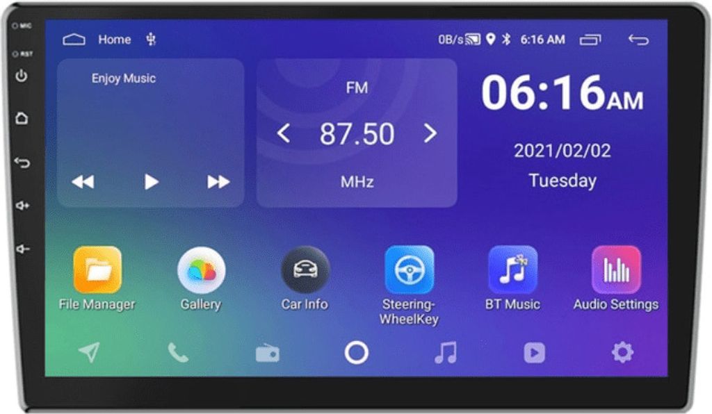 PODOFO 10" Android Autorádio Univerzální, Wifi Gps Usb , Obrázek produktu 