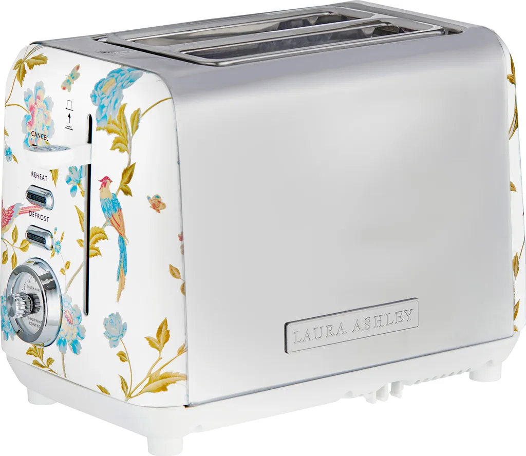 Grille-pain 2 tranches Laura Ashley Elveden White rétro élégant