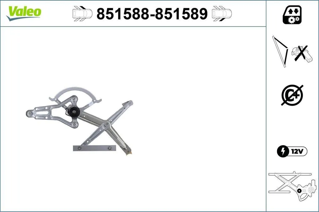 Vitre Mercedes bloquée ? Lève-vitre Valeo 851588 solution sans moteur