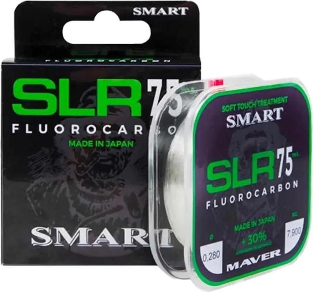 Maver Slr Fluorocarbon 75 M Monofile Schnüre Silber 0.195 mm Silber 0.195 mm