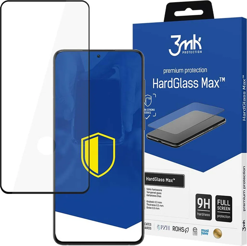 Vetro Temperato Samsung S21 5G 3mk HardGlass Max Impronta Digitale