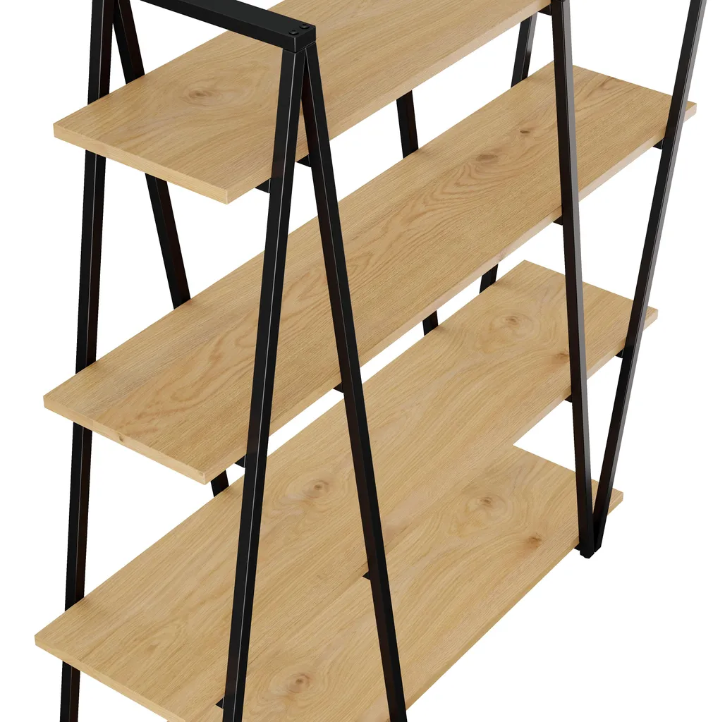 Bibliothèque robuste anti-flexion en MDF 25 mm pour objets lourds