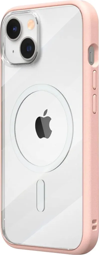 Coque antichoc iPhone 15 Plus RhinoShield Mod NX Rose MagSafe robuste - 2