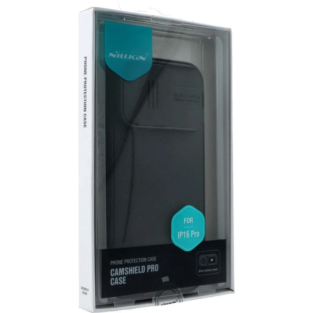 Custodia Nillkin CamShield Pro iPhone 16 Pro Nero - Protezione Fotocamera - 9