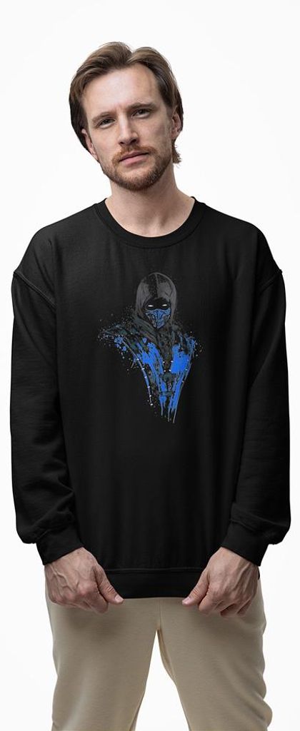 D&B Design Uni Pullover SWMO00037 Mortal Kombat Schwarz-Größe 3XL