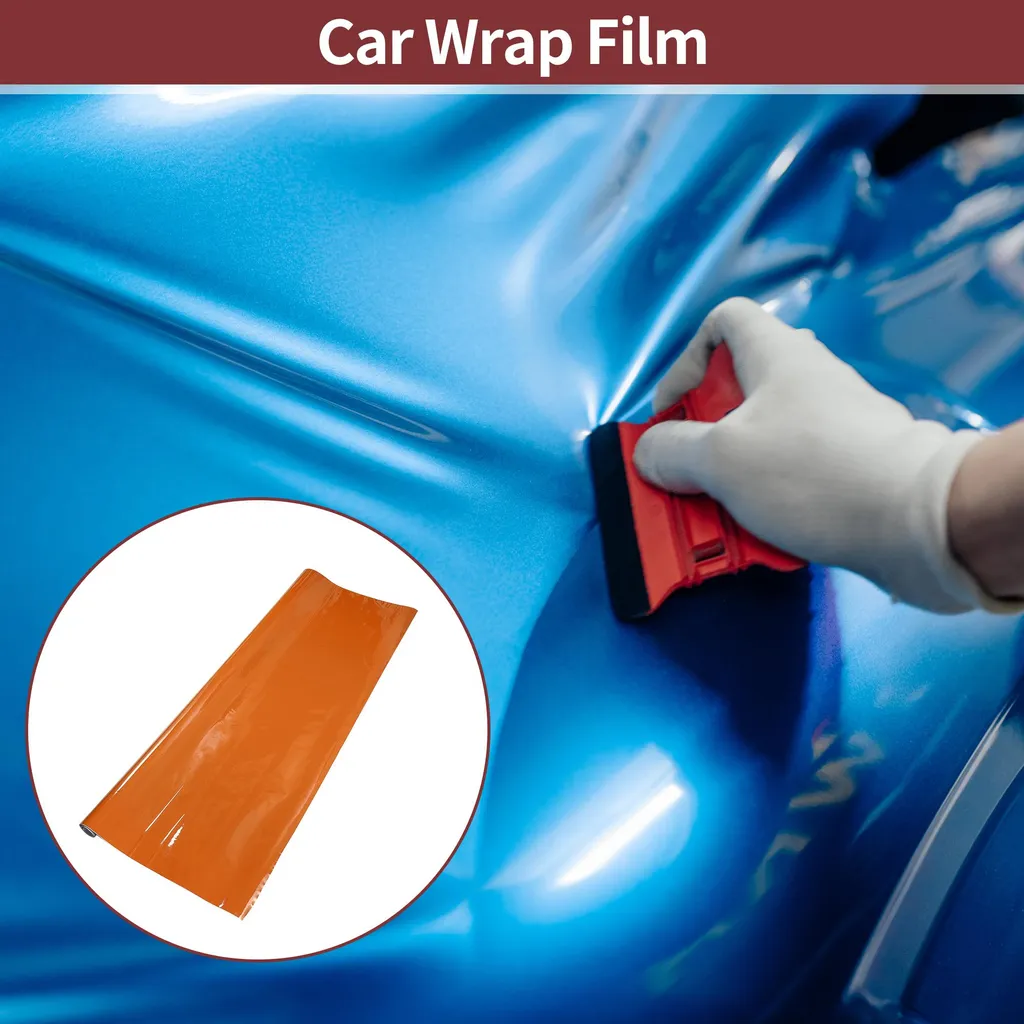 Film Orange pour Protection Carrosserie et Rénovation Intérieur Voiture