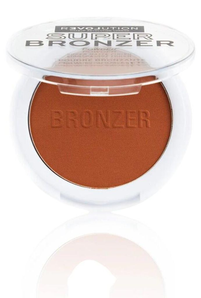 Makeup Revolution Relove Super Bronzer-Kompaktpuder mit mattem Finish, Sahara, 6 g