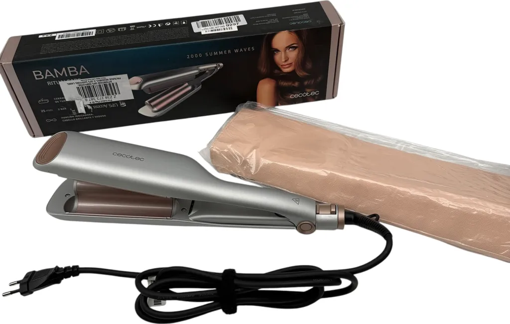 Fer à onduler triple baril Cecotec Summer Waves pour effet wavy naturel - 19