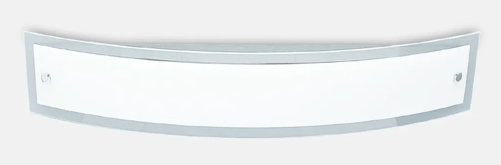 Luminaire Mural Moderne RIGA Argent/Blanc 3 Points Lumineux E14