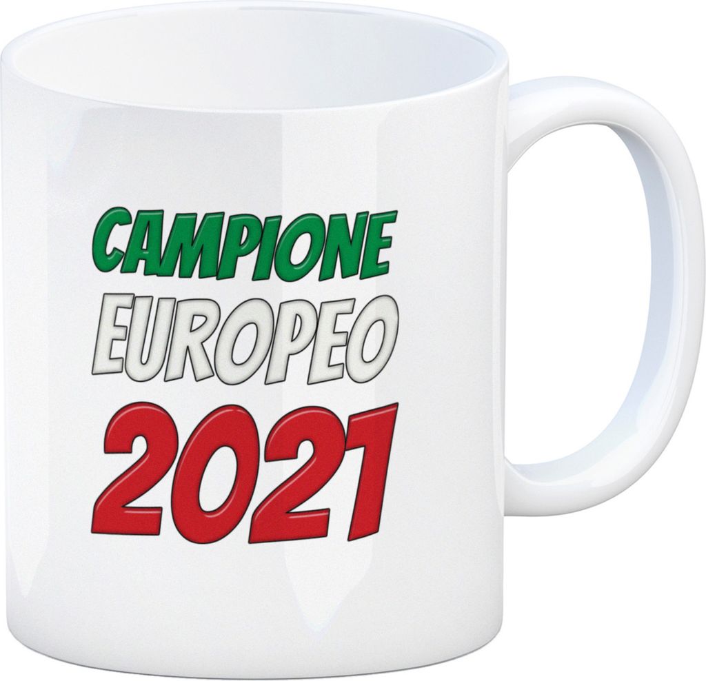 Kaffeebecher Campione Europeo 2021 Italia Italien Europameister Tazza