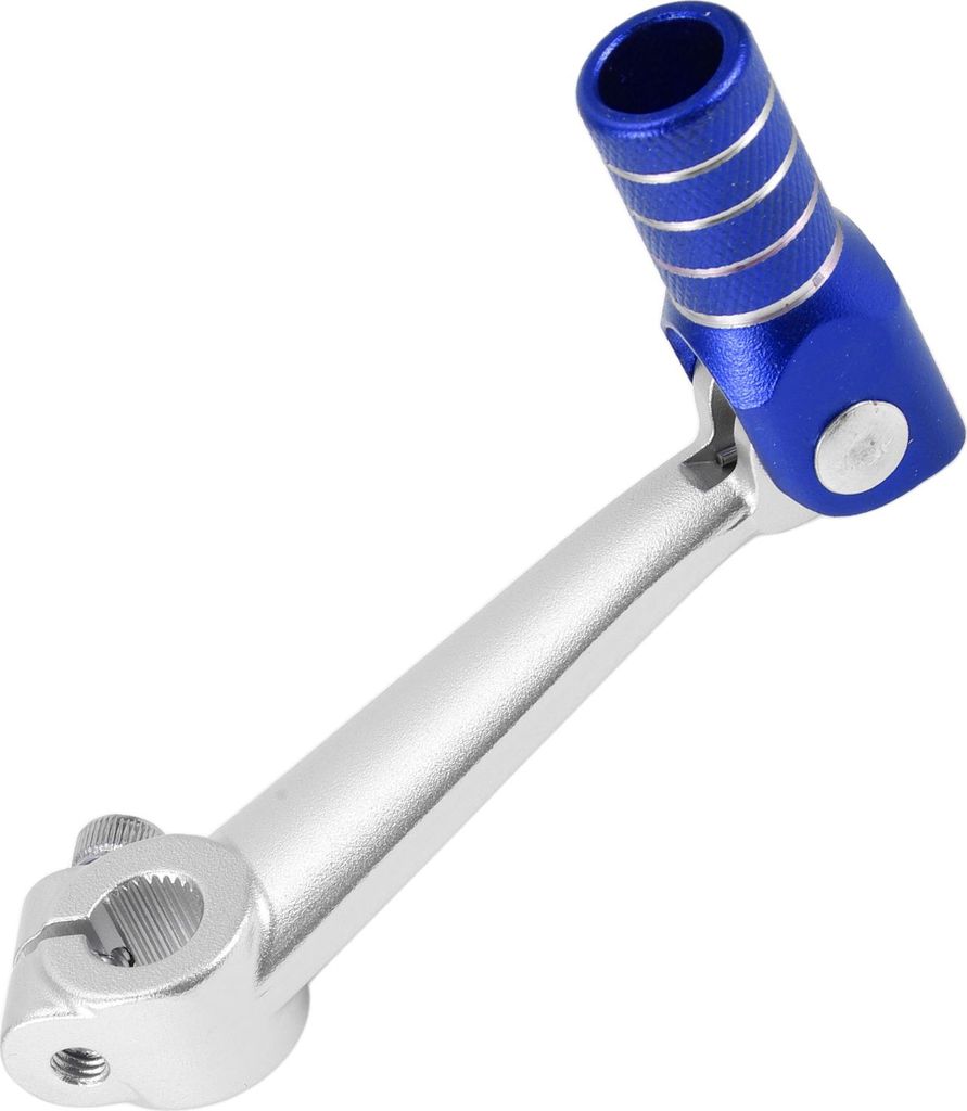 Klappbar Motorrad Schalthebel für Bosuer M5 Pedal Schalthebel Arm Silberton Blau