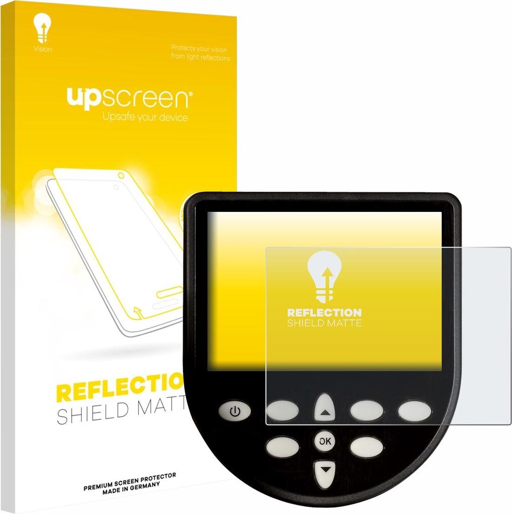 upscreen Schutzfolie für WaterRower Series 4 Monitor Displayschutz Displayschutzfolie Folie Matt Entspiegelungsfolie