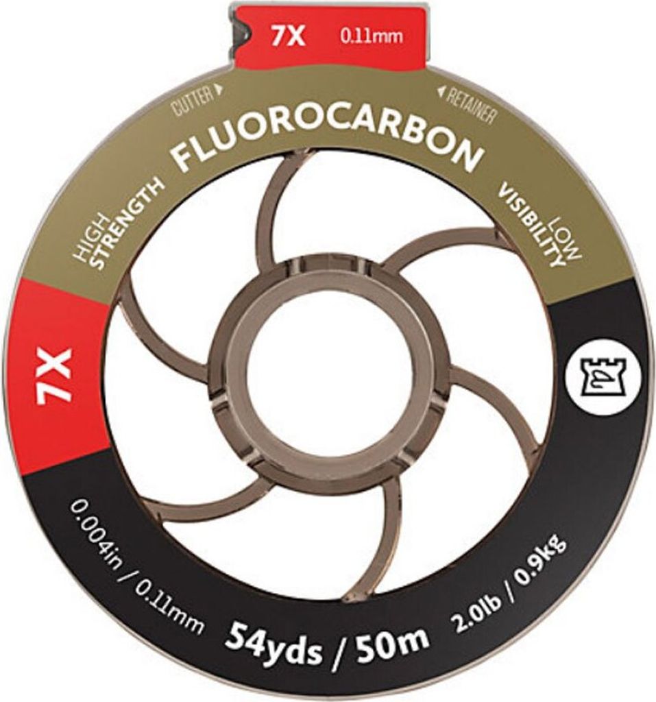 Hardy 7x Flurocarbon 50 M Orange 4 Lbs Orange 4 Lbs
