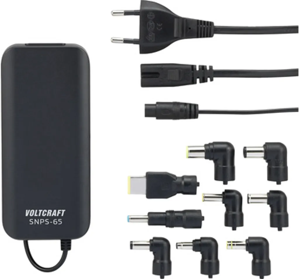 VOLTCRAFT SNPS-65 Alimentatore Notebook 65W 19V | Ultra-Compatto per Viaggi