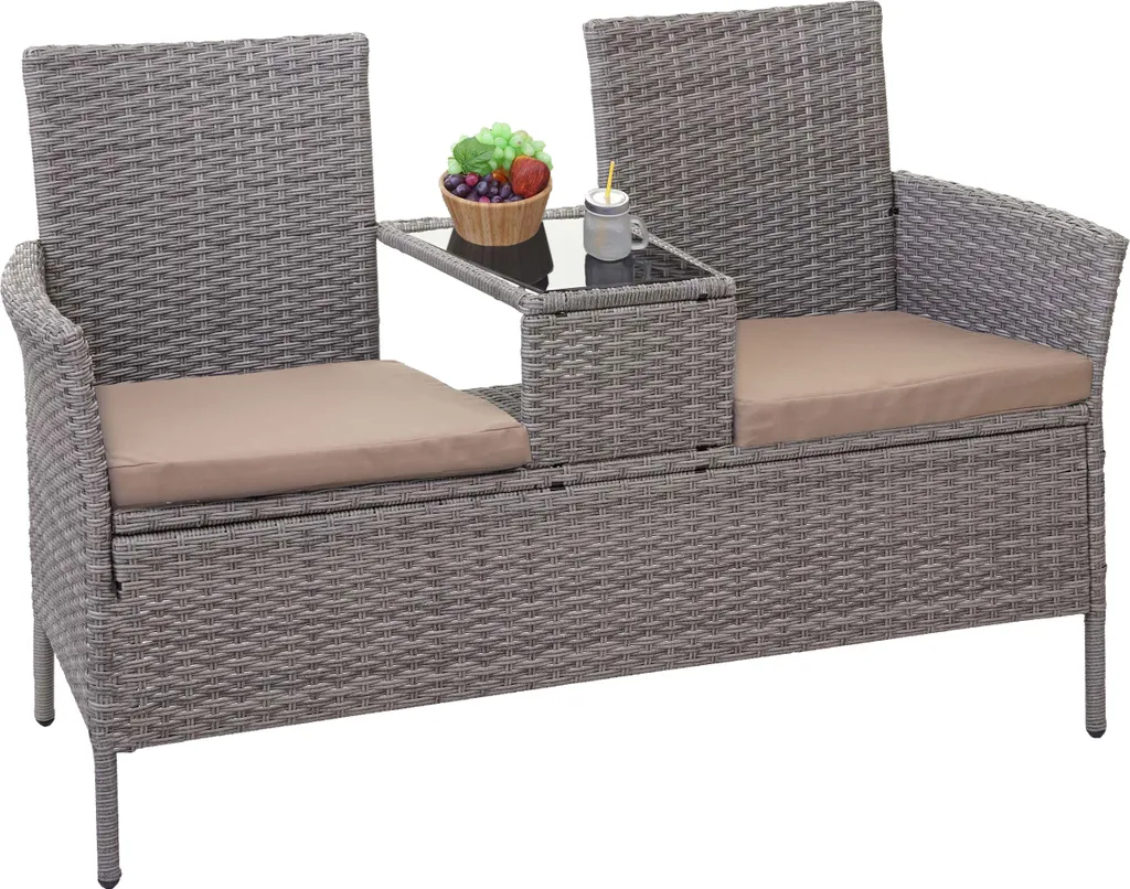 Banc de jardin avec table intégrée : gagnez de la place sur la terrasse